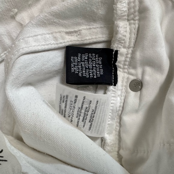 EUC Madewell 9" High-Rise Skinny Jeans in Pure White, size 26 - Picture 10 of 14